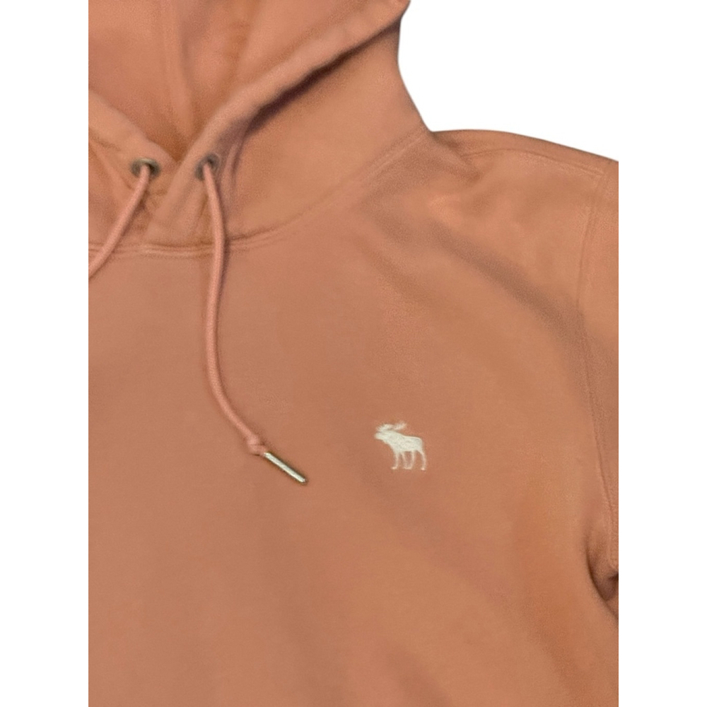 Abercrombie & Fitch Women’s Soft A&F Fleece Hoodie Embroidered Dusk Rose Sz XS - Picture 7 of 9